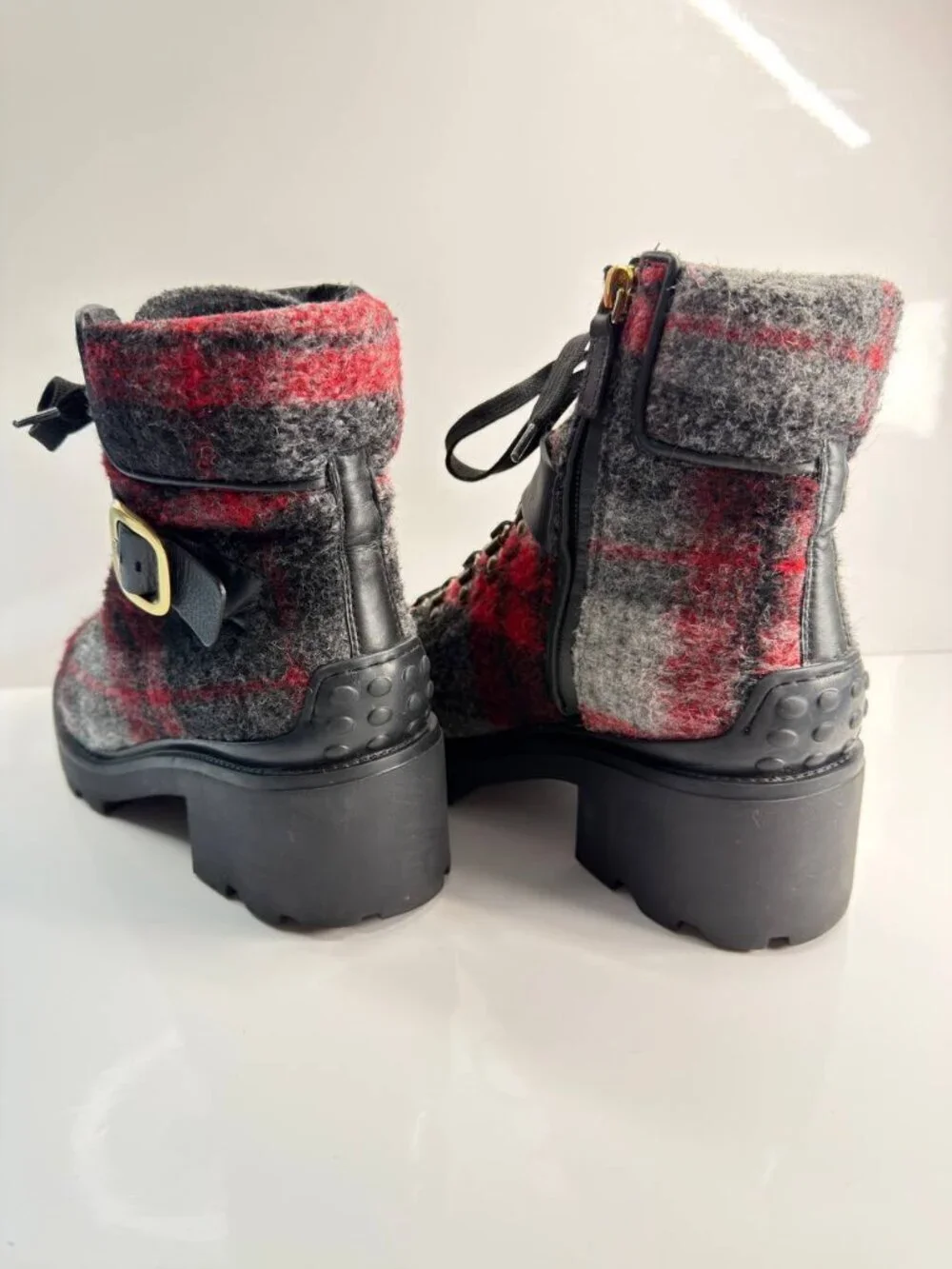 Tod’s Wool Hiking Boots – Women’s EU 38.5 / US 8 - Picture 11 of 16